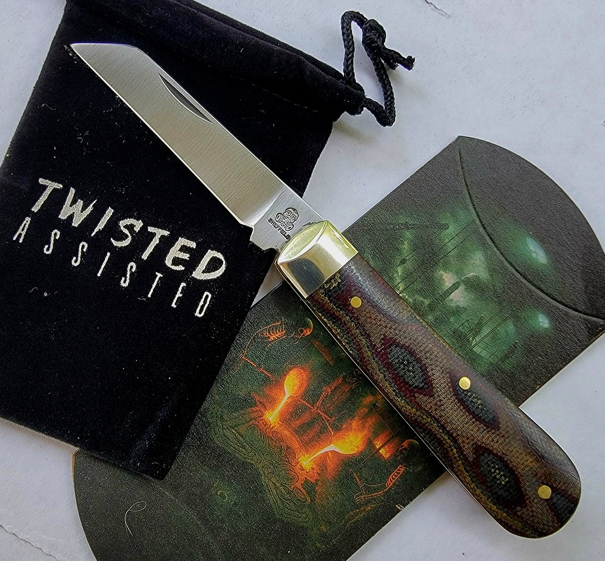Lambsfoot Python Micarta