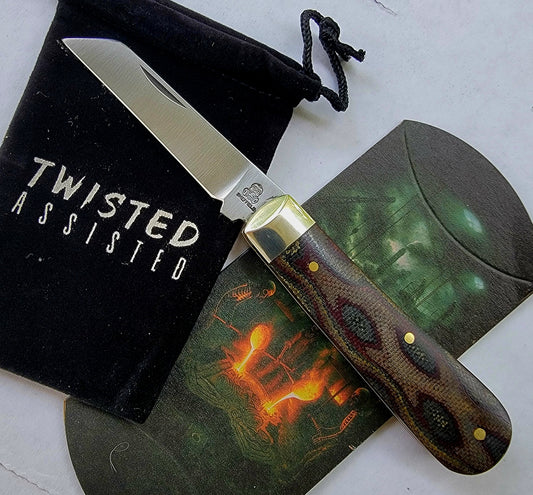 Lambsfoot Python Micarta
