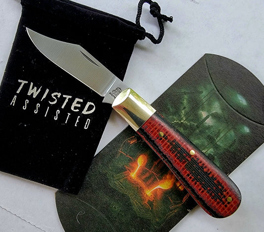 Clip Point Barlow Cow-Killer Micarta