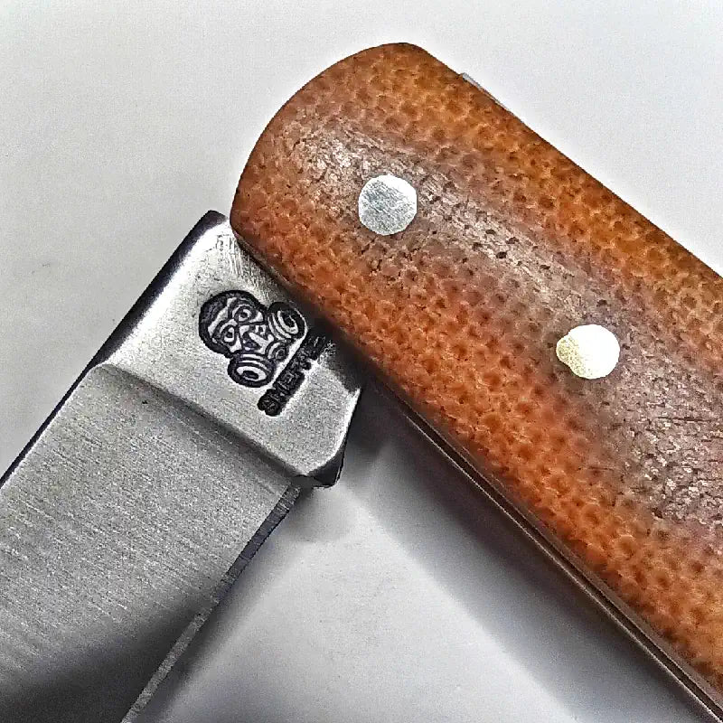 A traditional Sheffield made pocket knife with the Twisted Assisted tang stamp.